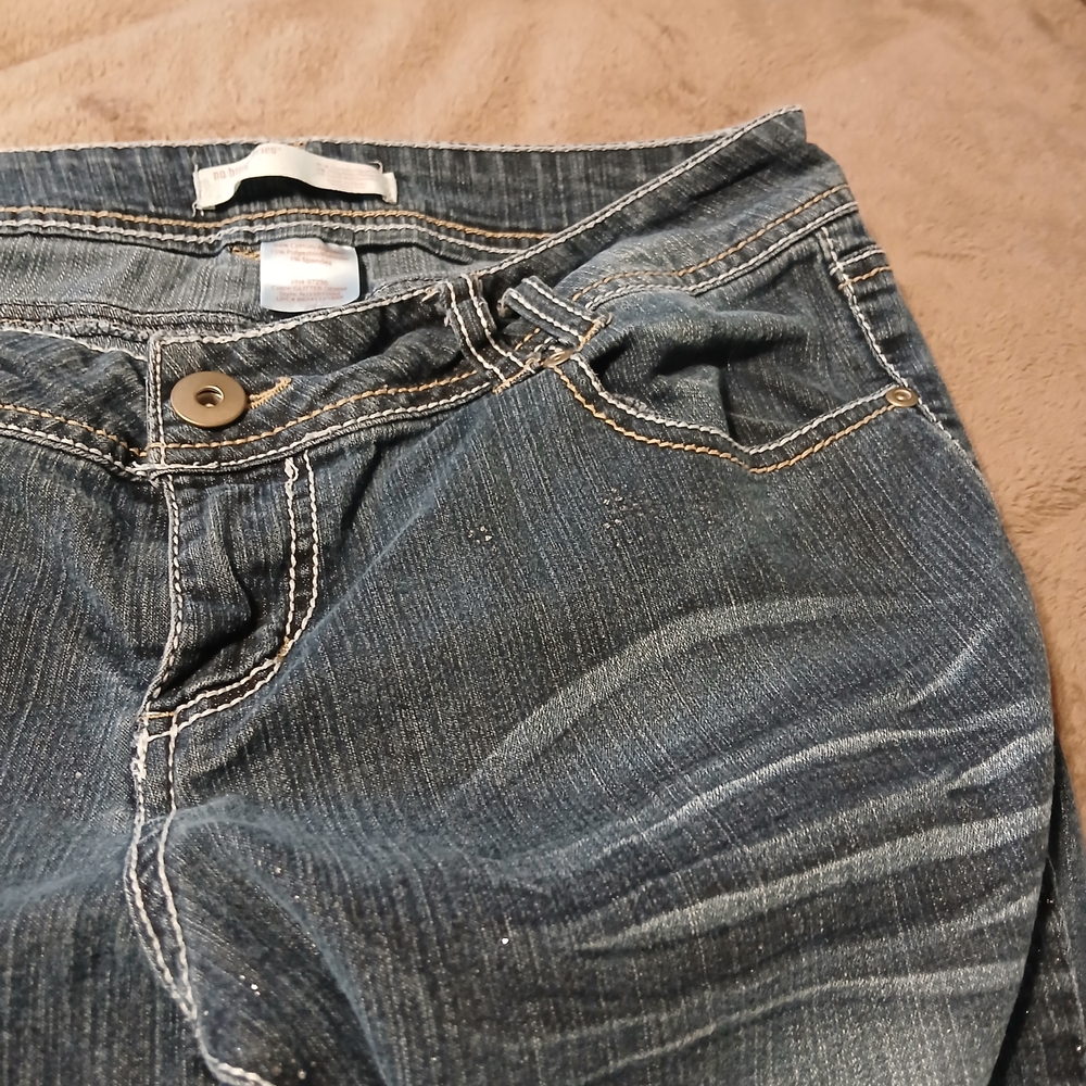 No Boundaries Dark Blue Straight Leg Jeans